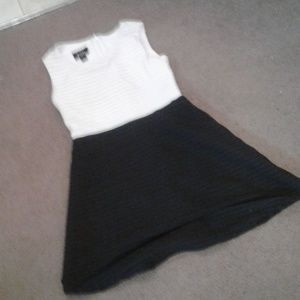 Black and white dress